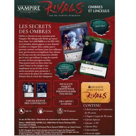 Vampire Rivals - Ombres et Linceuls