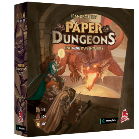 Votre Jeu Paper Dungeons - Jeux de société à Lille : THYLGAMES