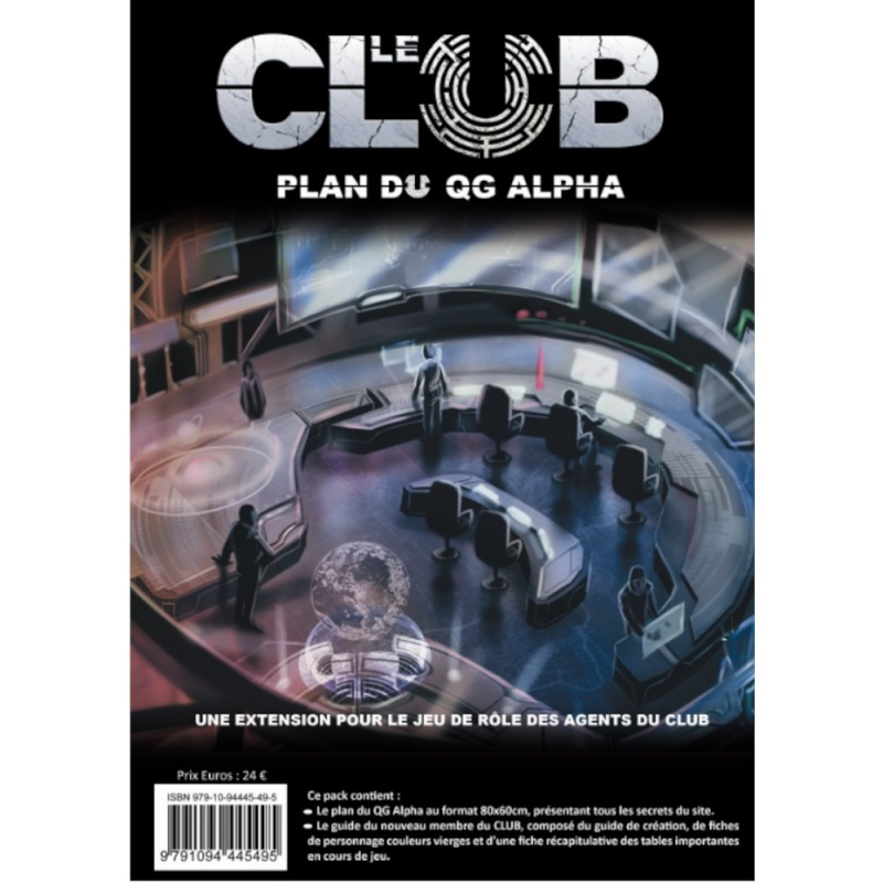 Le Club - Plan du QG Alpha