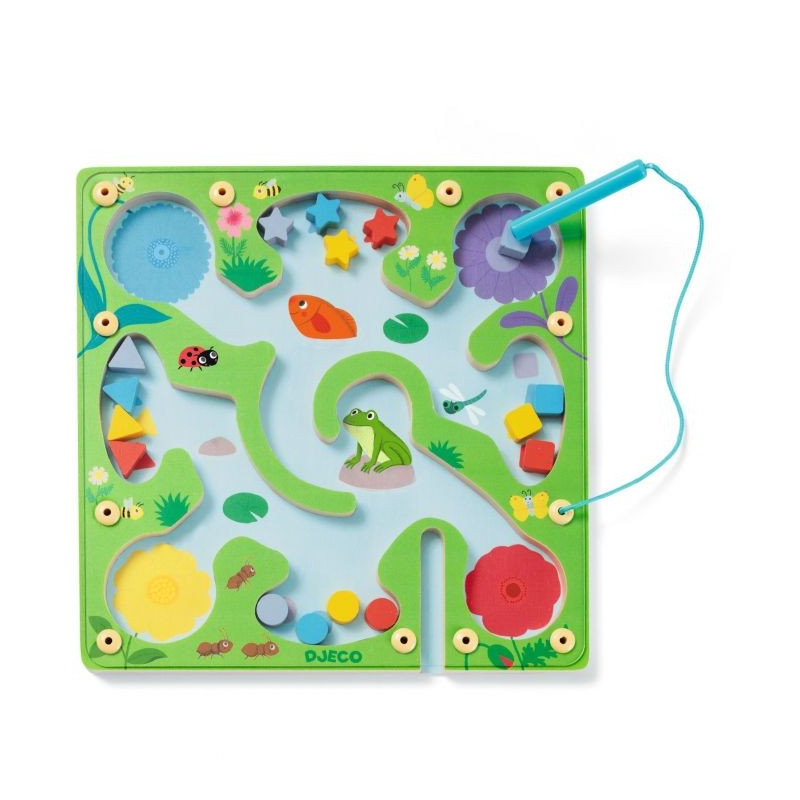 FrogyMaze - Jeu Educatif en Bois