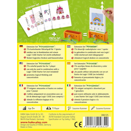 Logic Case extension - princesses - 5+