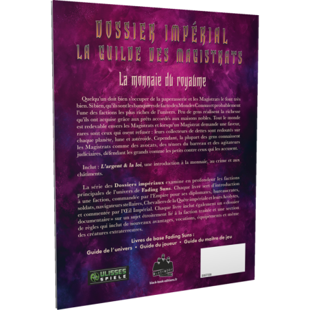 Fading Suns - La Guilde des Magistrats