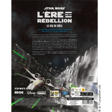 Star Wars: L'Ére de la Rébellion Kit Maitre du jeu