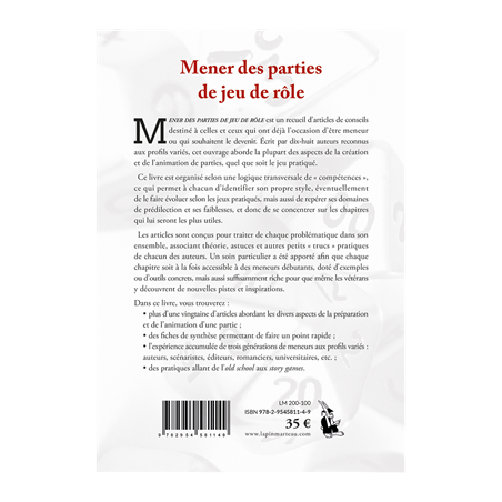 Mener des parties de jeu de Rôle