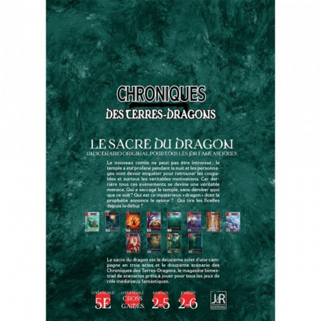 CHRONIQUES DES TERRES DRAGONS - N°11 - Le Sacre du Dragon