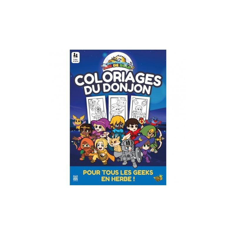 MON PREMIER JEU DE ROLE Une aventure à colorier - Coloriages