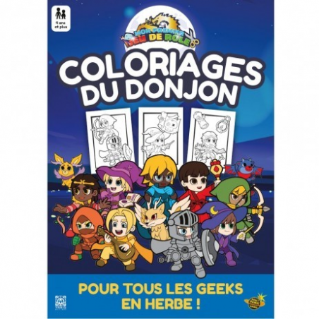Votre Jeu MON PREMIER JEU DE ROLE Une aventure à colorier - Coloriages à Lille - THYLGAMES