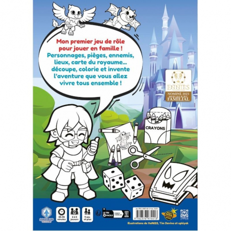 MON PREMIER JEU DE ROLE Une aventure à colorier - Livre de règles