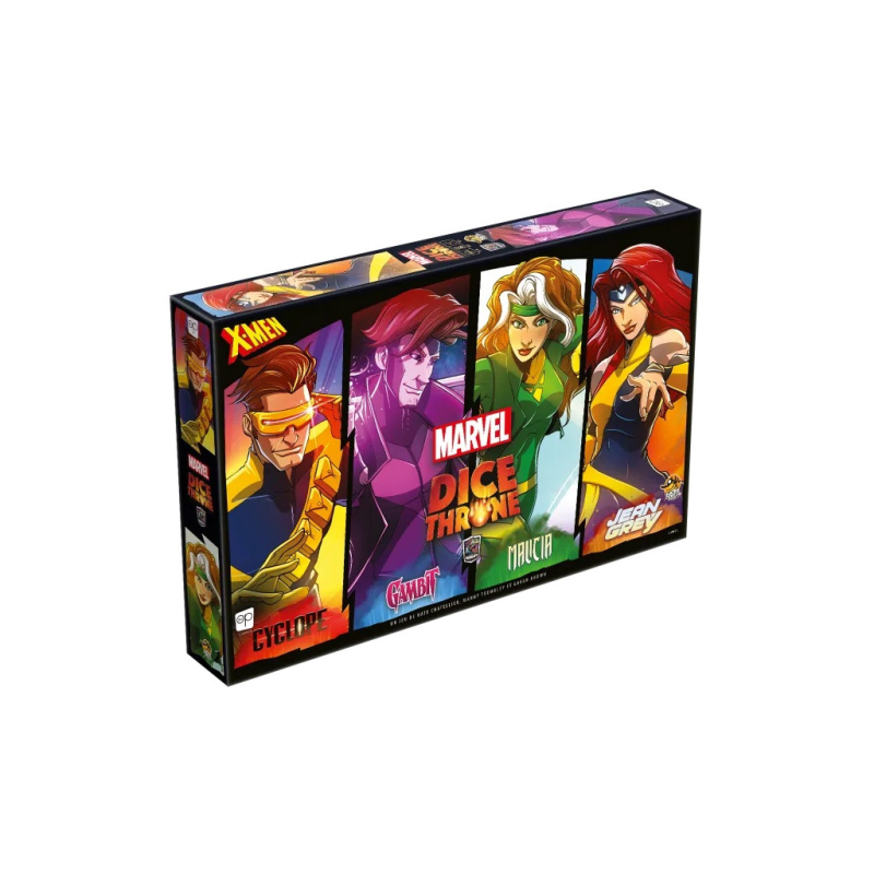 Dice Throne Marvel: Cyclope, Gambit, Malicia, Jean Grey