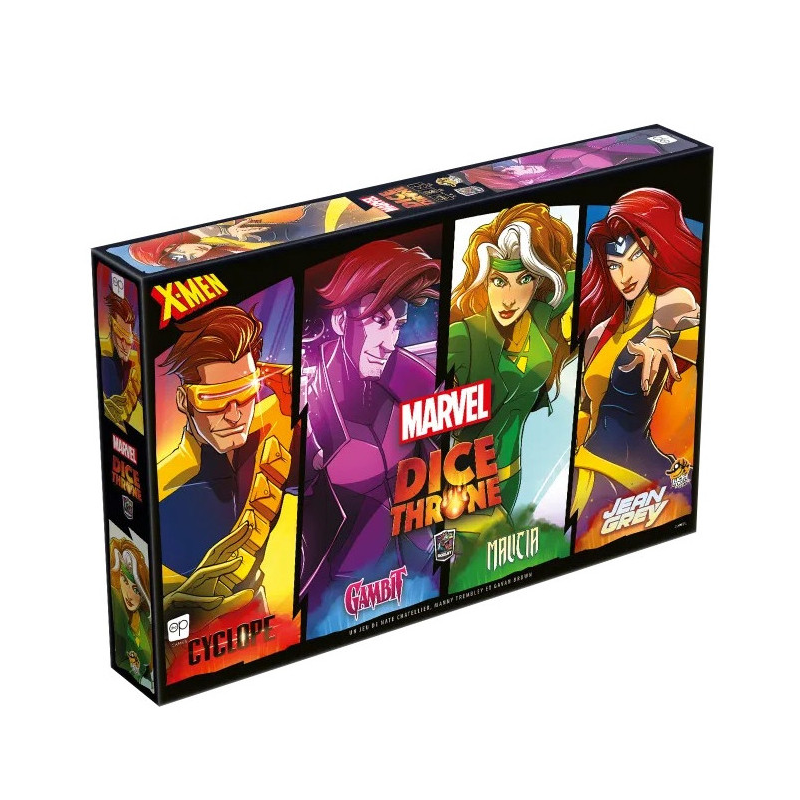 Dice Throne Marvel: Cyclope, Gambit, Malicia, Jean Grey